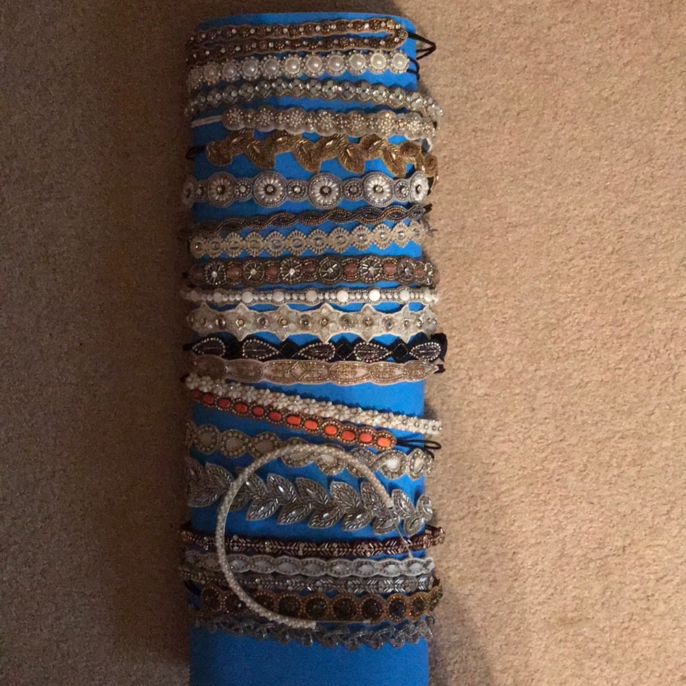 Lot of 23 headbands from various stores